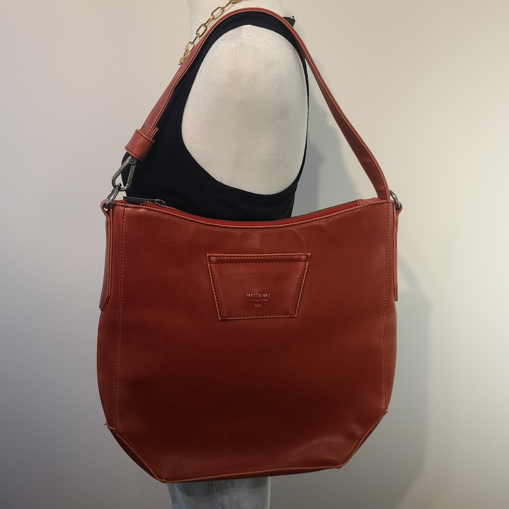 Matt & Nat Burnt Orange Shoulder Bag
